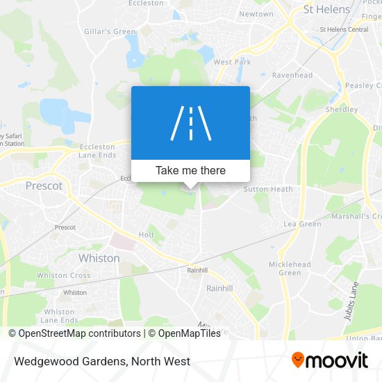Wedgewood Gardens map