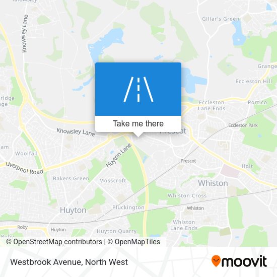 Westbrook Avenue map