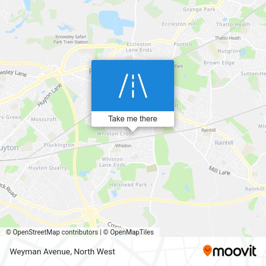 Weyman Avenue map