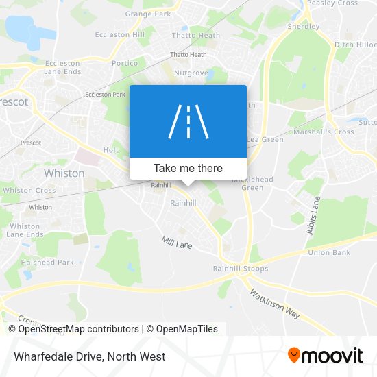 Wharfedale Drive map