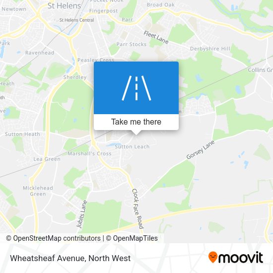 Wheatsheaf Avenue map