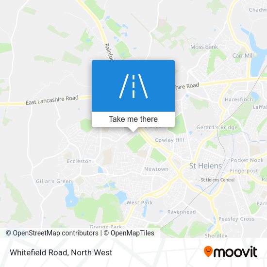Whitefield Road map