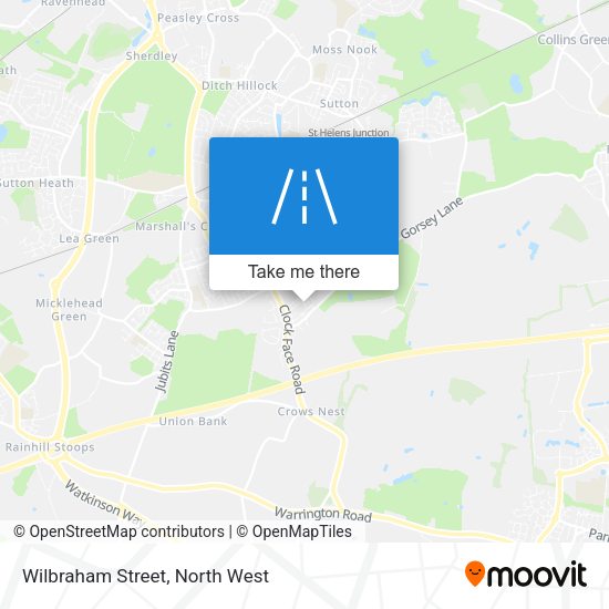 Wilbraham Street map