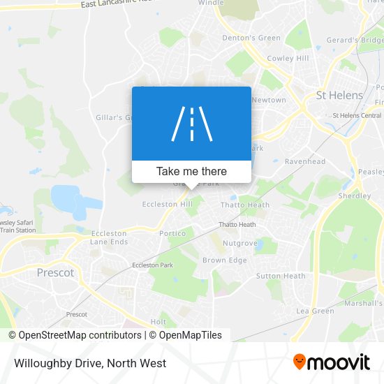 Willoughby Drive map