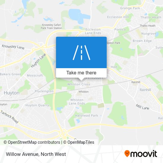 Willow Avenue map