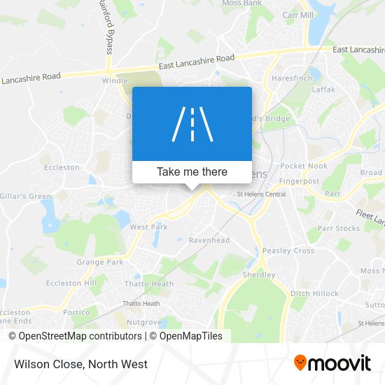 Wilson Close map