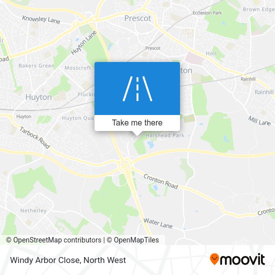 Windy Arbor Close map