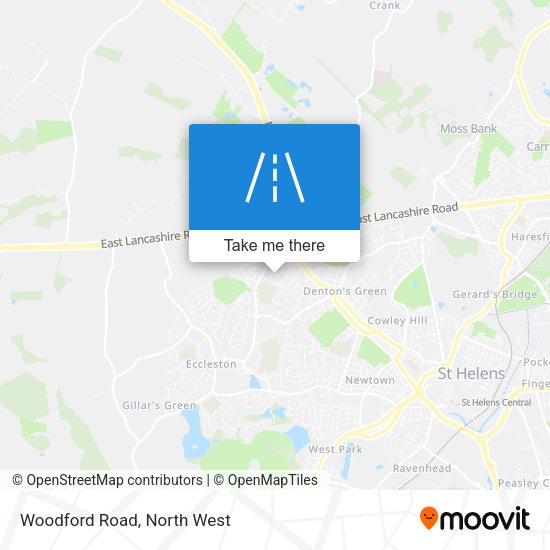 Woodford Road map