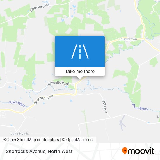 Shorrocks Avenue map