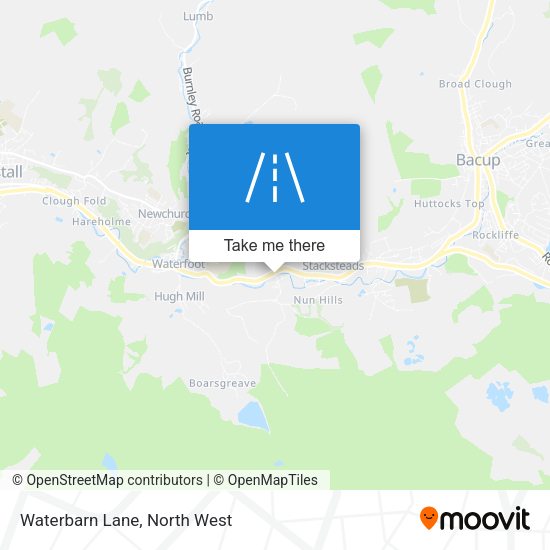 Waterbarn Lane map