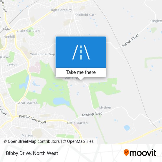 Bibby Drive map