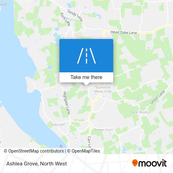 Ashlea Grove map