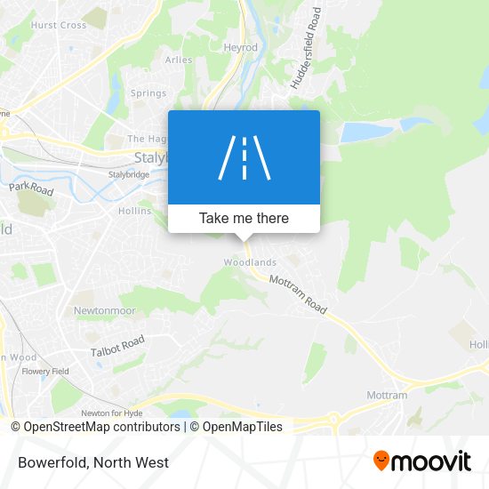 Bowerfold map
