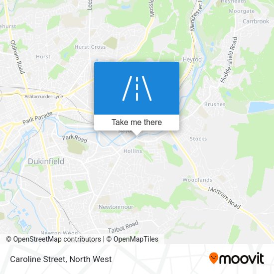 Caroline Street map