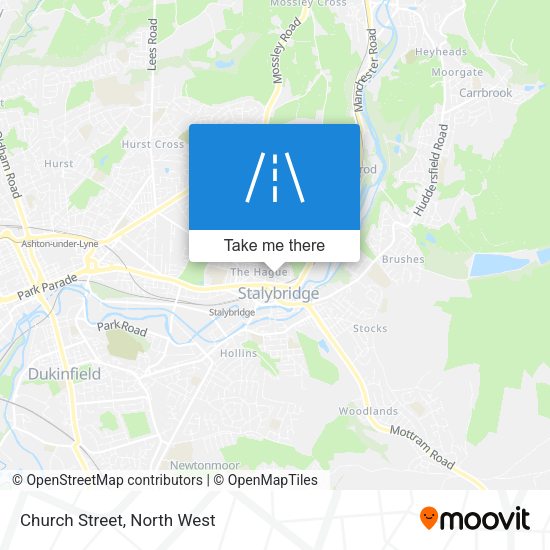 Church Street map