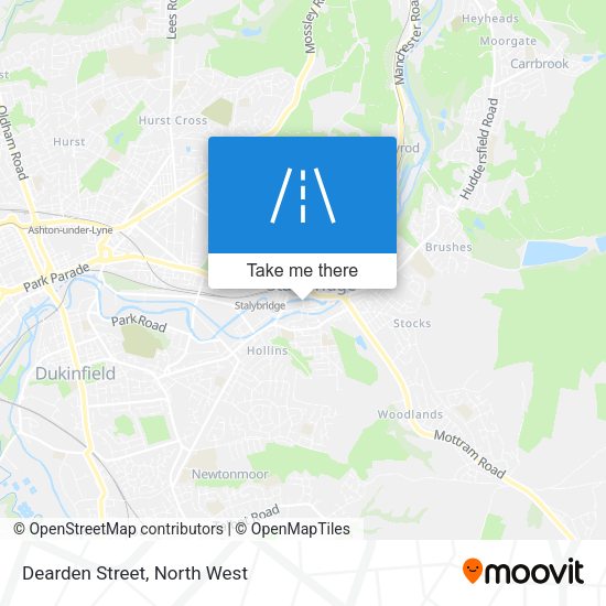 Dearden Street map