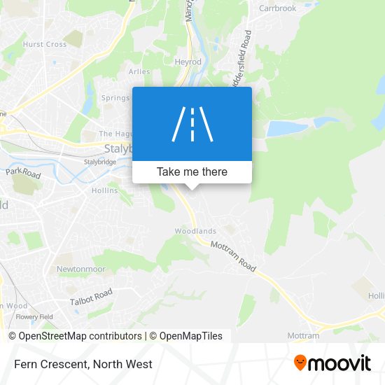 Fern Crescent map