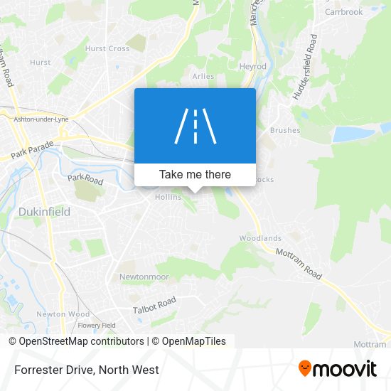 Forrester Drive map