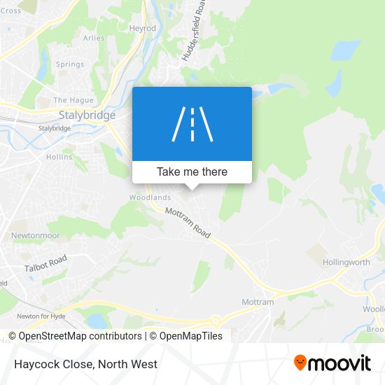 Haycock Close map