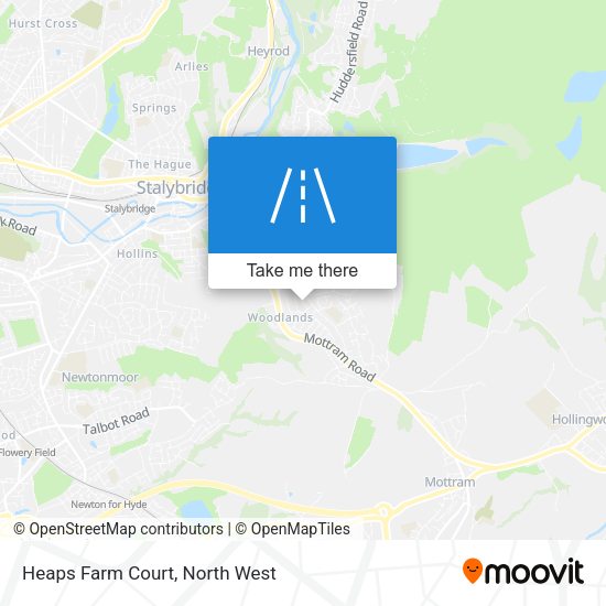 Heaps Farm Court map
