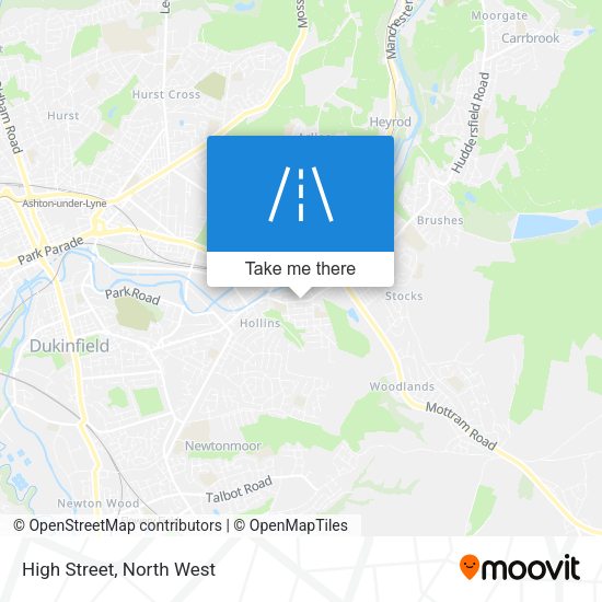 High Street map