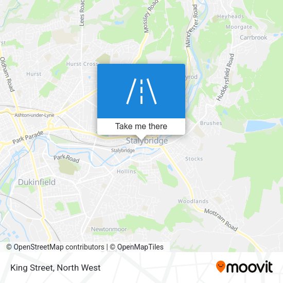 King Street map