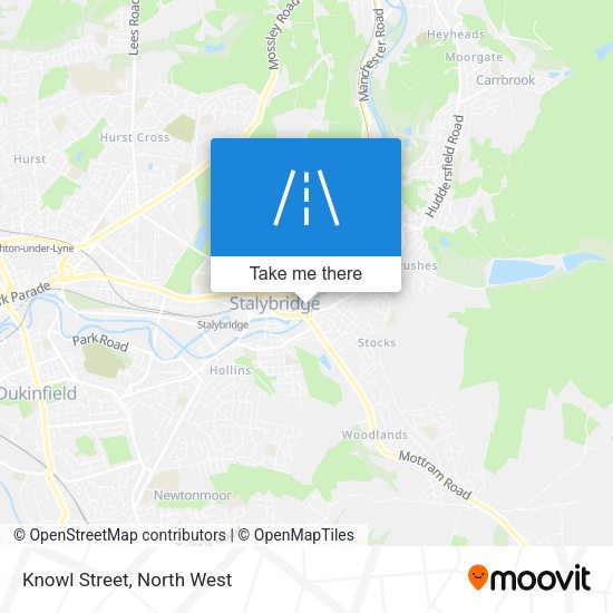 Knowl Street map