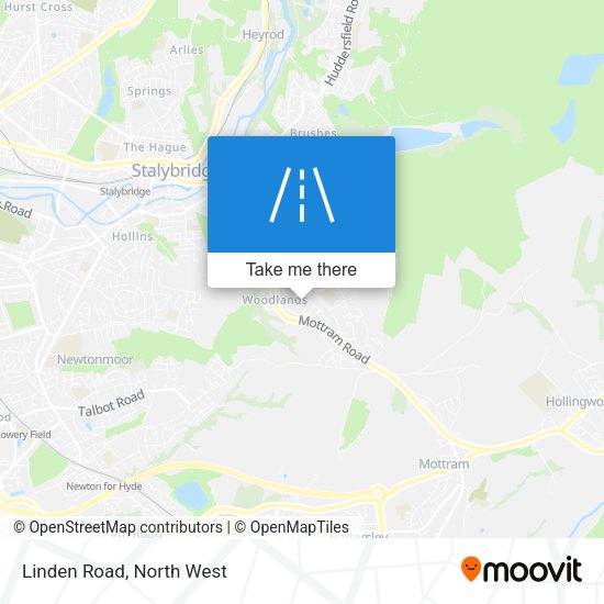 Linden Road map