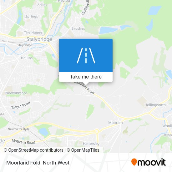 Moorland Fold map