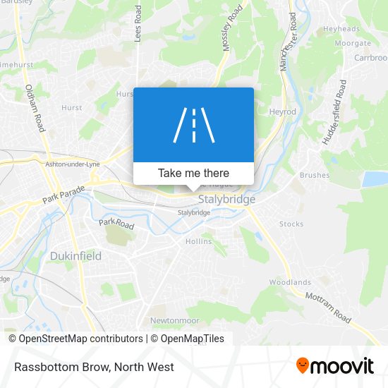 Rassbottom Brow map