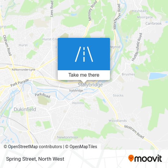 Spring Street map