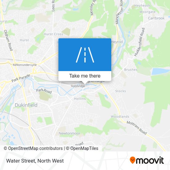 Water Street map