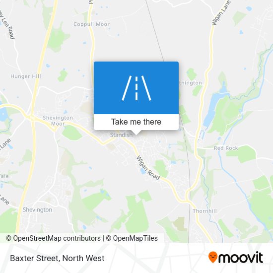 Baxter Street map