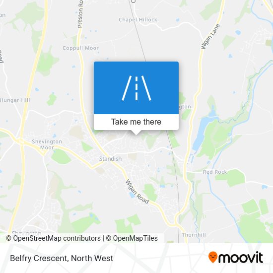 Belfry Crescent map