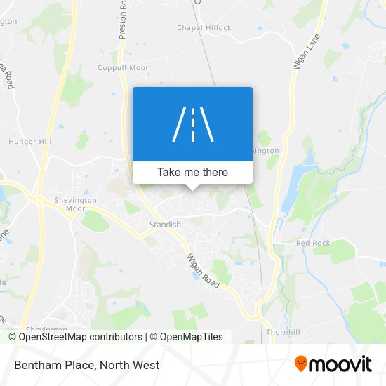 Bentham Place map
