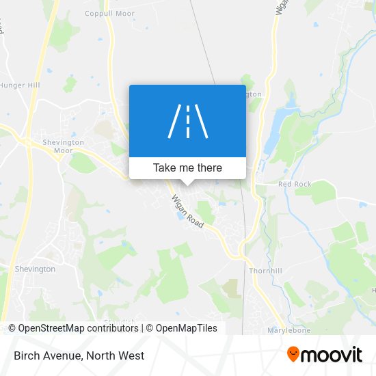 Birch Avenue map