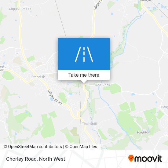 Chorley Road map