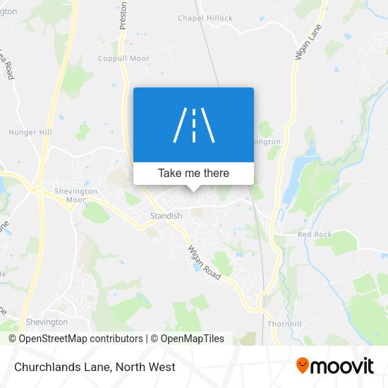 Churchlands Lane map