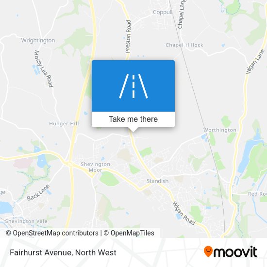 Fairhurst Avenue map