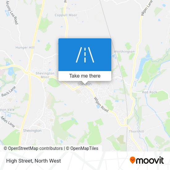 High Street map
