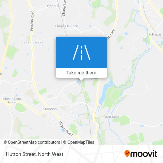 Hutton Street map