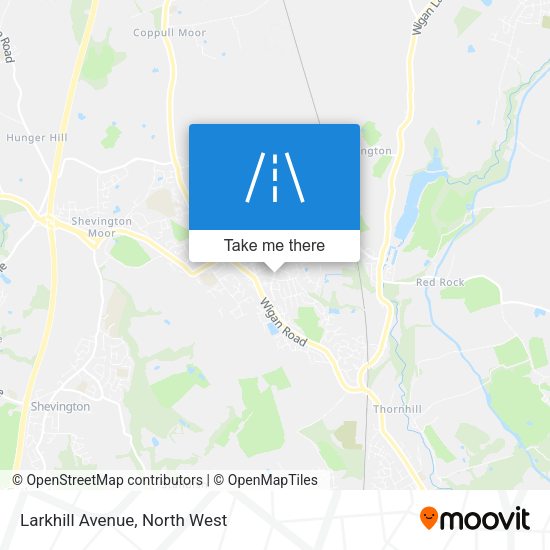 Larkhill Avenue map