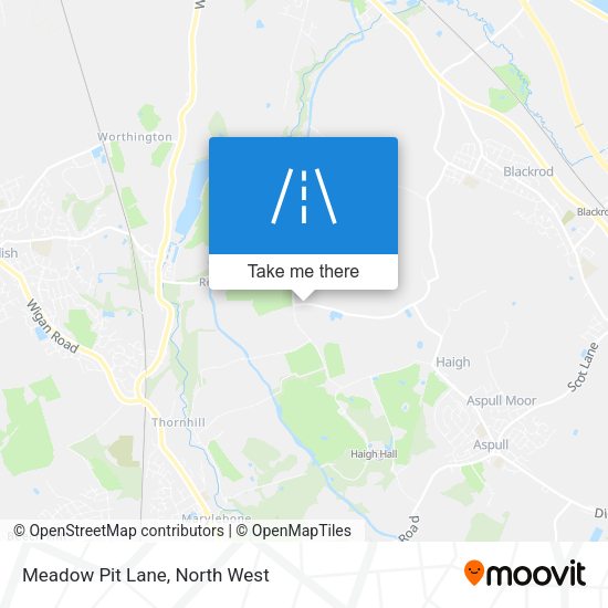 Meadow Pit Lane map