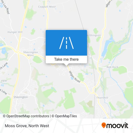 Moss Grove map