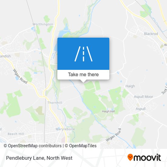 Pendlebury Lane map
