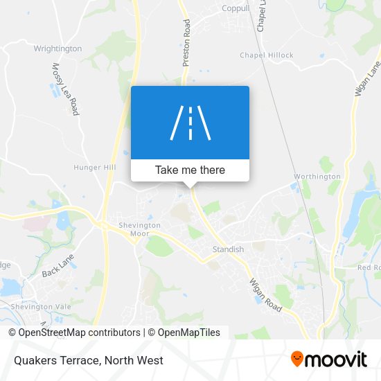 Quakers Terrace map