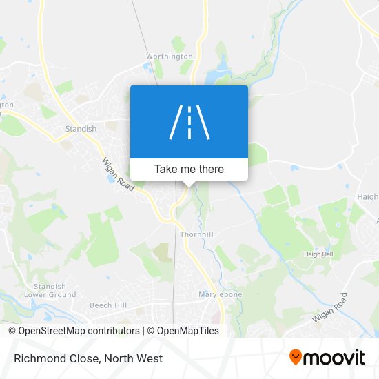 Richmond Close map