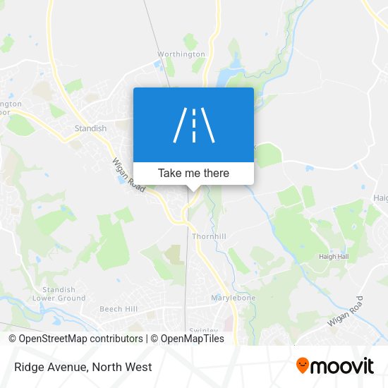 Ridge Avenue map