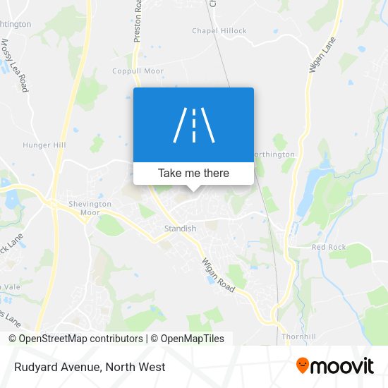 Rudyard Avenue map
