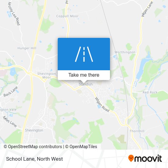 School Lane map